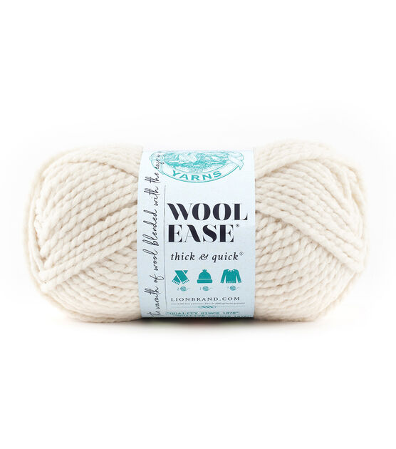 LION Brand Wool-Ease Thick and Quick Yarn *You Choose* Many Colors